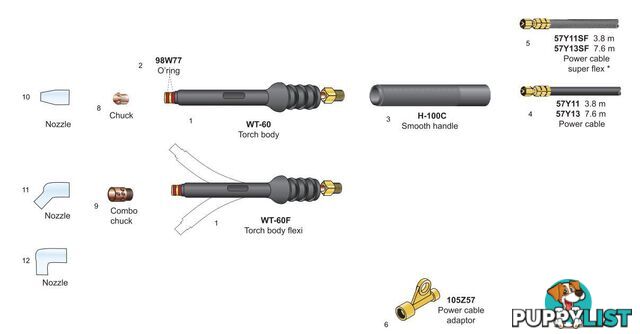 MICRO TIG WELDING TORCHES