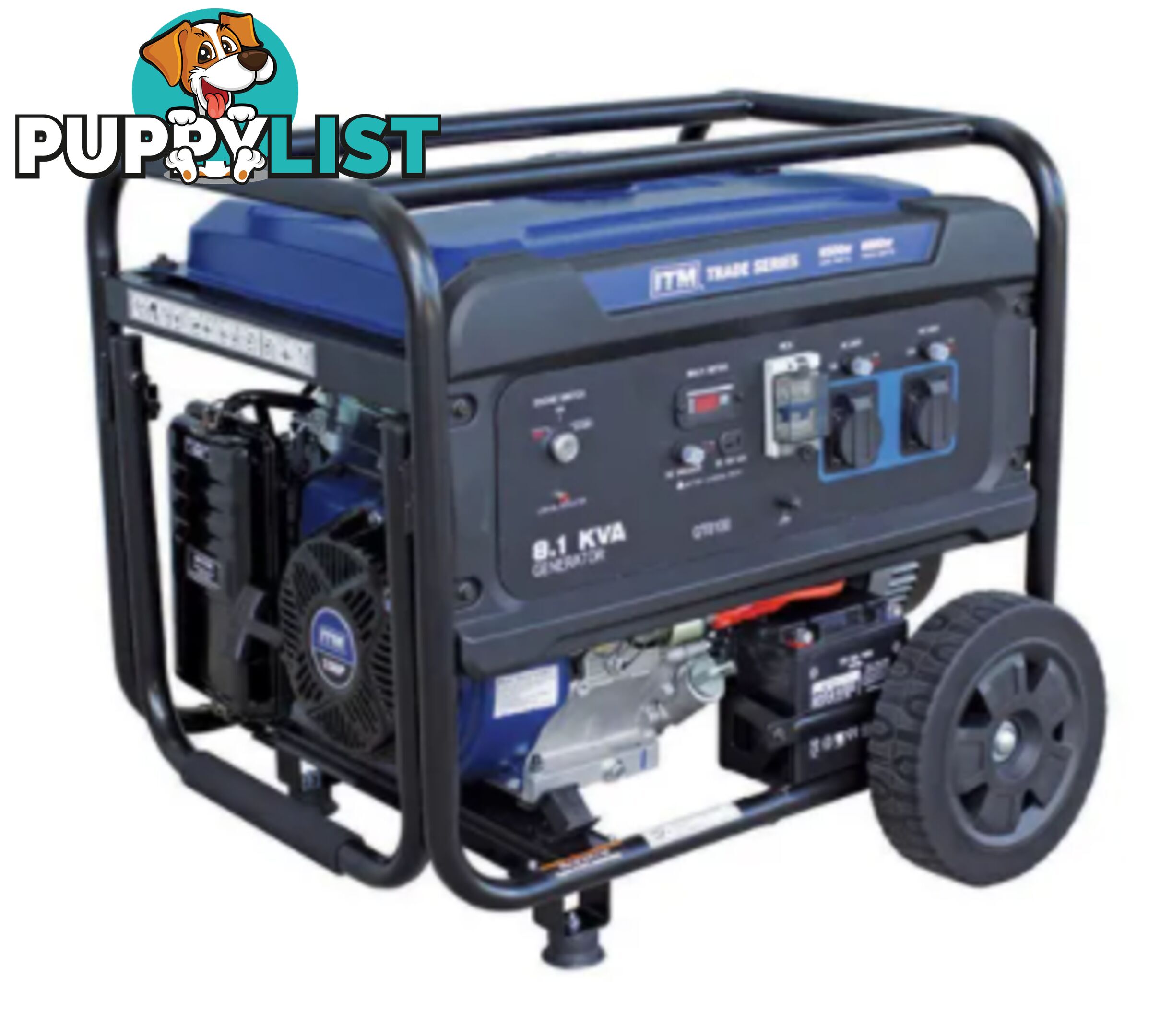 8.1kva Generator Petrol 6500 Watt Peak Electric Start ITM TM510-6500