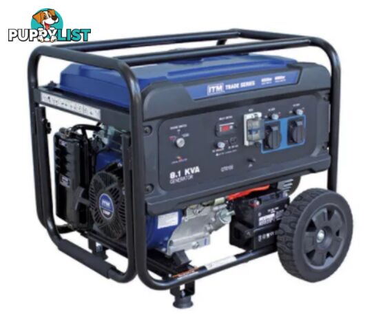 8.1kva Generator Petrol 6500 Watt Peak Electric Start ITM TM510-6500