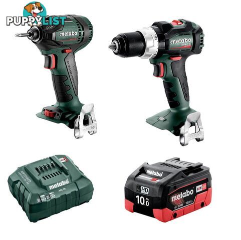 18V 10.0Ah Brushless Cordless 2 Piece Combo Kit  Metabo AU68201410