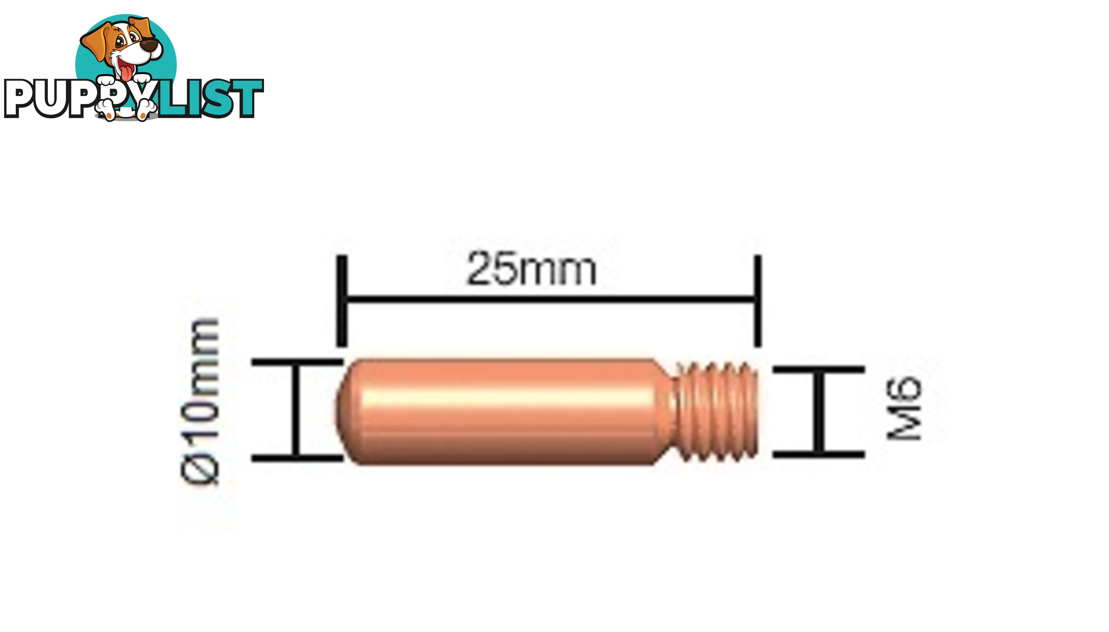 1.0mm Contact Tip Standard Duty (Tweco Style 1) 11-40 Pkt : 10