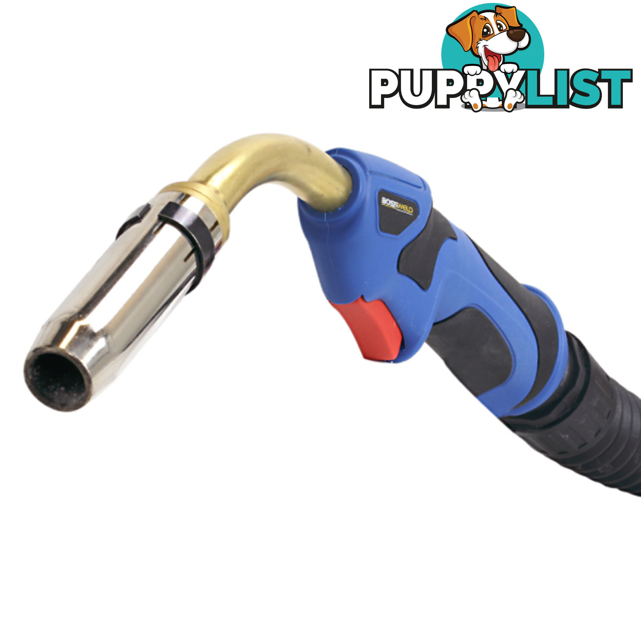 Binzel 501 Style Water Cooled Mig Torch 3 Metres Bossweld 92.ER.501.3