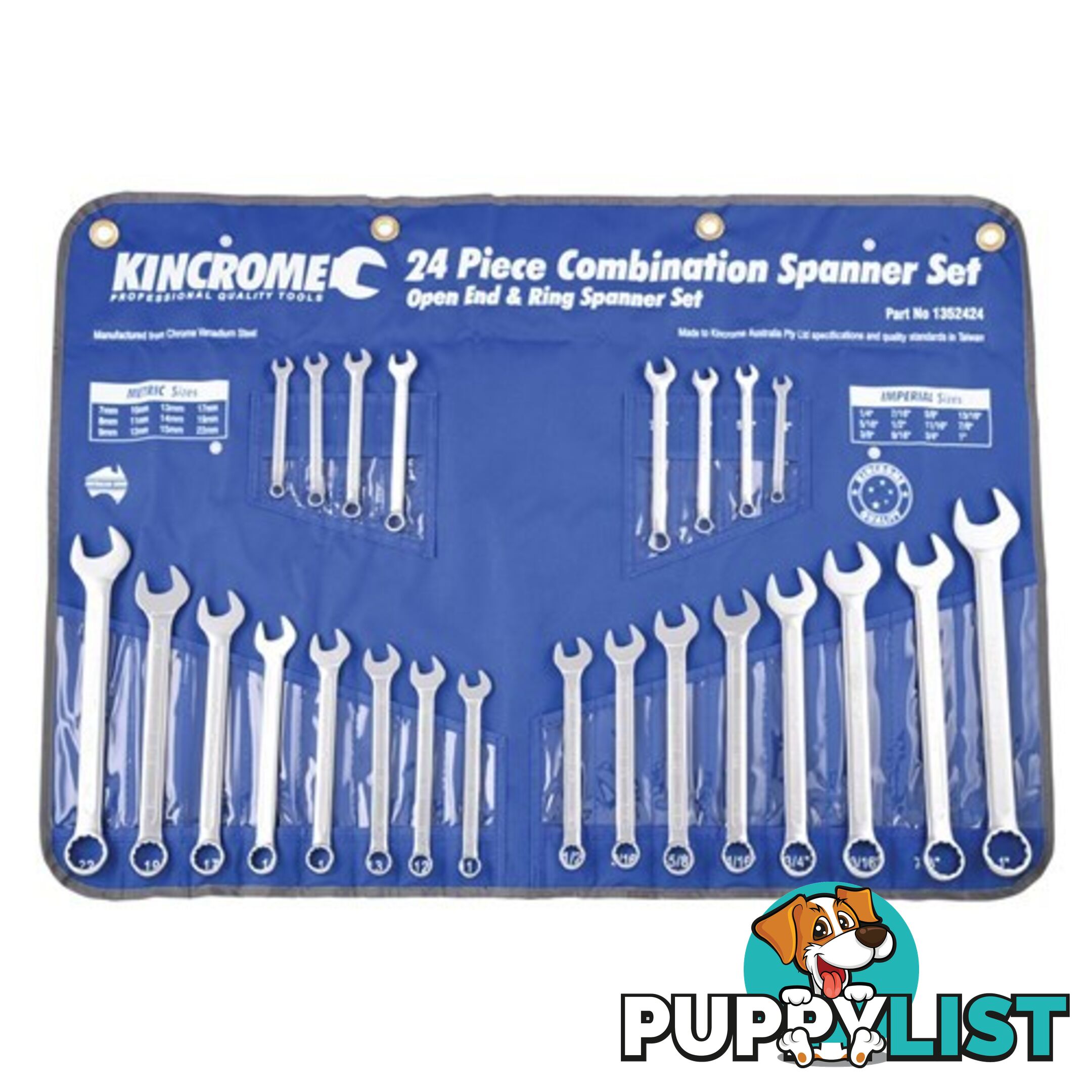 Combination Spanner Set 24 Piece 1352424