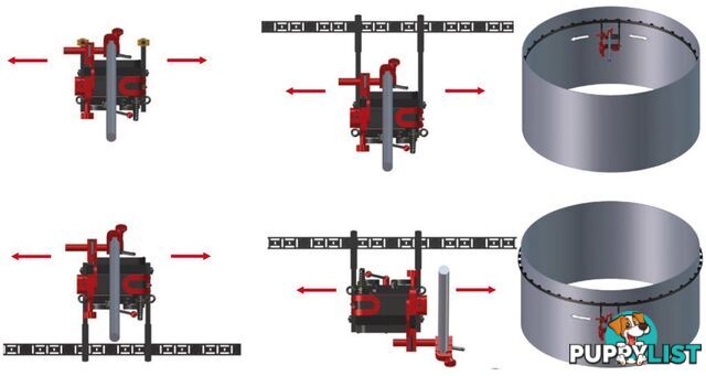 Gecko Welding Carriage 240v Vertical 0-1100mm/Min ITM WA-GECKO