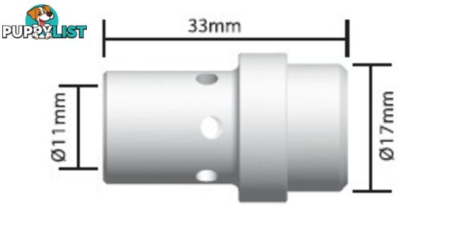 Binzel Style Gas Diffuser PCGD36 Pack of 2