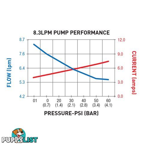 Diaphragm Pump - Quick Connect 15.1 LPM 12V Kincrome K16105