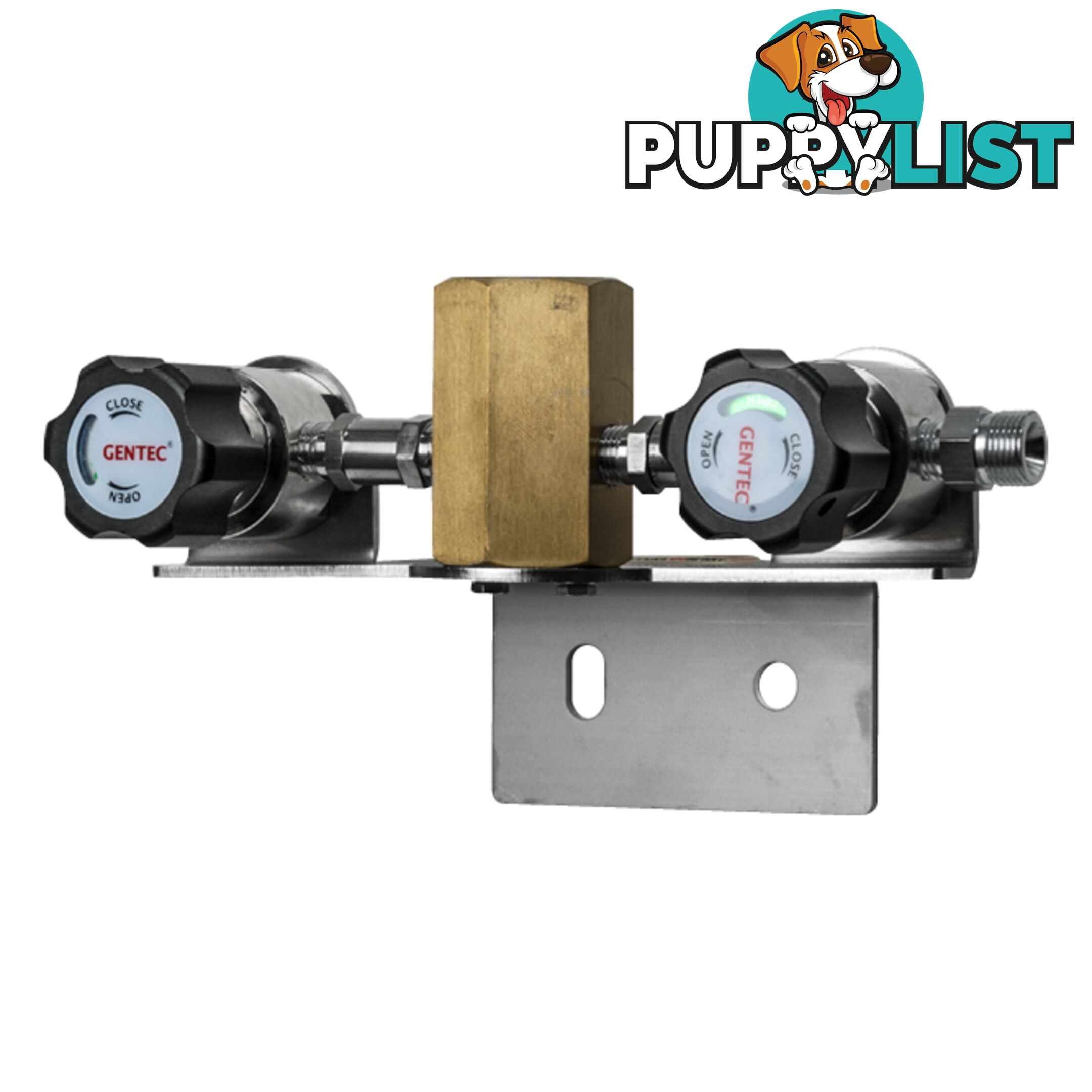 Twin Manual Manifold G3/8" LH M -MWP: 20,000 kPa