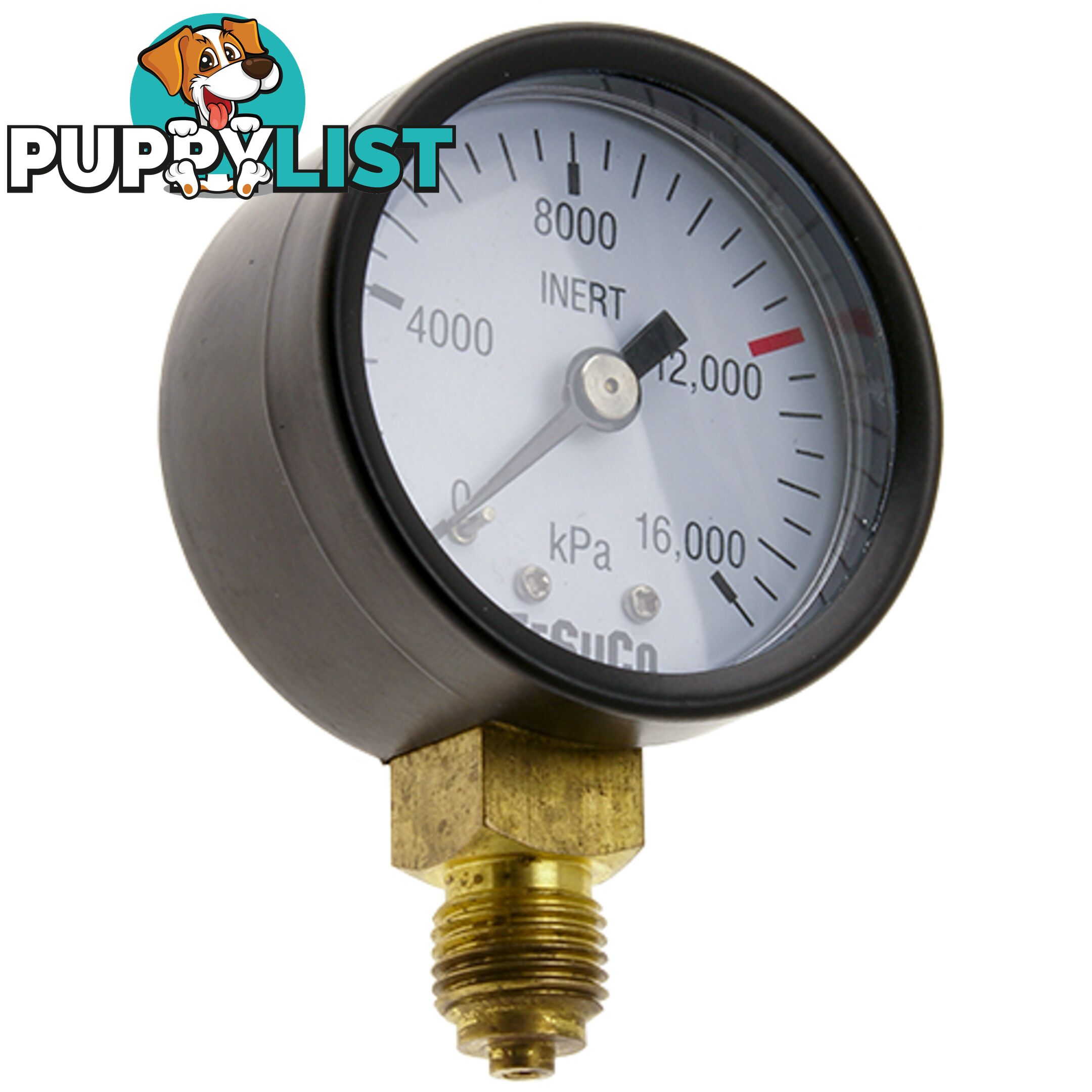 Pressure Gauge 0 - 600 kPa LPG 1/4" BSPP For RB- Regulators