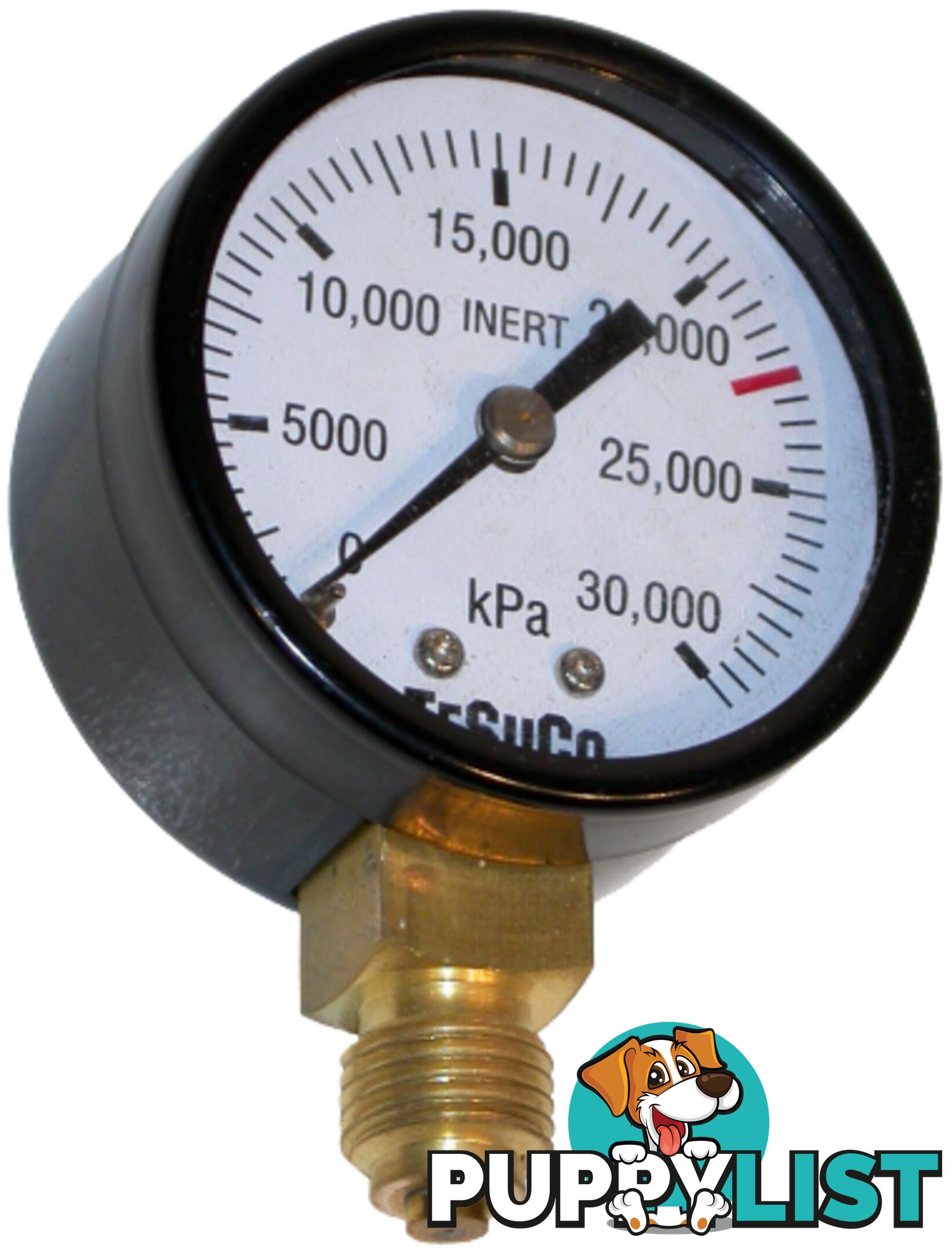 Pressure Gauge 0 - 600 kPa LPG 1/4" BSPP For RB- Regulators