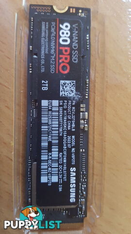 2TB NVME Samsung 980 Pro PCIe 4.0 SSD