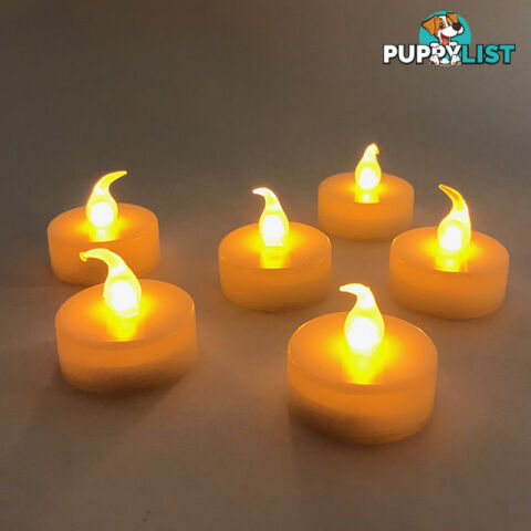 LED Flickering Tea Light Candle - Pack of 6 - PK-914