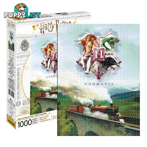 Harry Potter Hogwarts Express Train 1000pc Jigsaw Puzzle - HPHET1000pcJSP - 840391134034