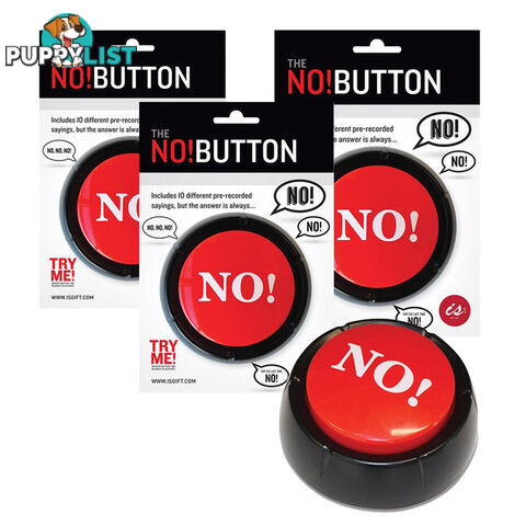 The NO Button 3 Pack - PK-3736