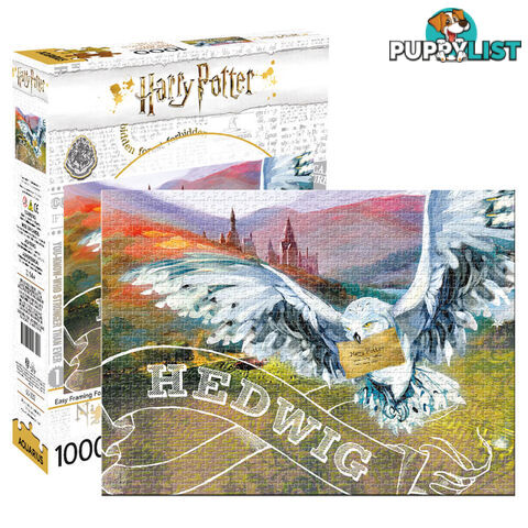 Harry Potter Hedwig 1000pc Jigsaw Puzzle - HPH1000pcJP - 840391129139