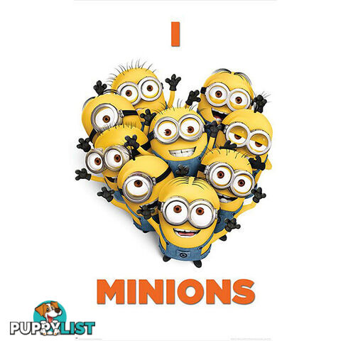 Despicable Me 2 I Love Minions Poster - DSP03 - 9316414084866