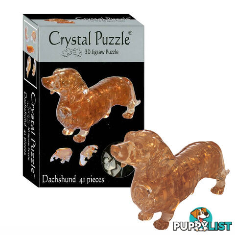 3D Dachshund Crystal Puzzle - 3683 - 4893718901419