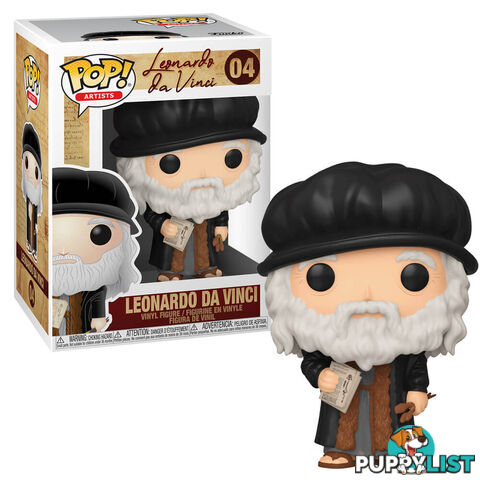 Leonardo Da Vinci Pop Vinyl Figure - LDVPV01 - 889698452519