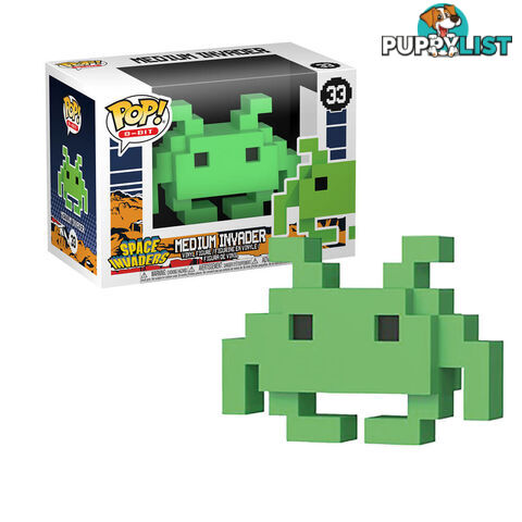 Space Invaders Medium Invader Pop Vinyl Figure - SIMIPVF01 - 889698324540