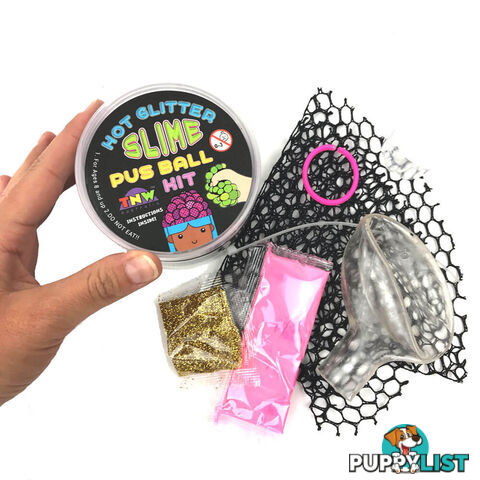 DIY Glitter Slime Pus Ball Kit - DIYGSPBK - 9319374051619