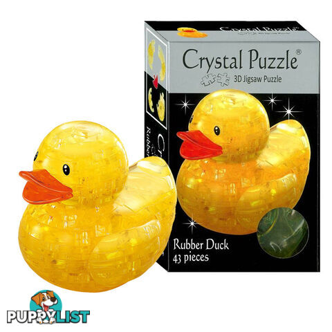 3D Rubber Duckie Crystal Puzzle - DRB03 - 4893718901488