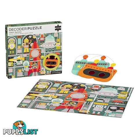 Robot Factory 100pc Decoder Jigsaw Puzzle - RF1PCDJP01 - 736313545142