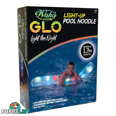 Wahu Glo Light Up Pool Noodle - WGLUPN01 - 9320832010130