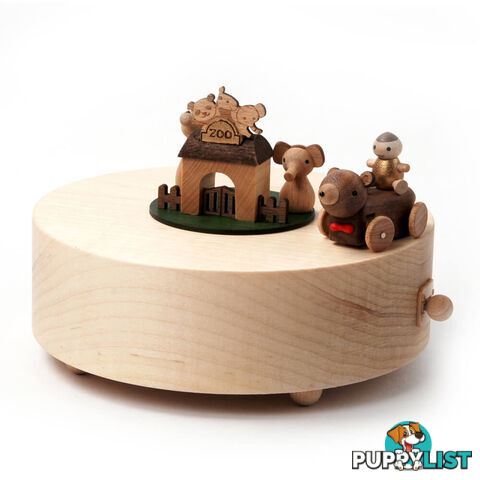 Zoo Wooden Musical Box - ZRARWMB01 - 4711717170554