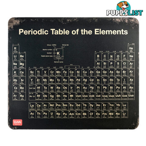 Periodic Table Of The Elements Mouse Pad - PTOTEMP01 - 8056304482402