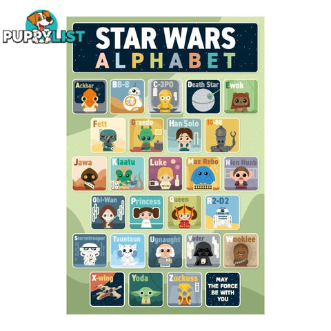 Star Wars Alphabet Poster - IPSTAP01 - 9316414131720