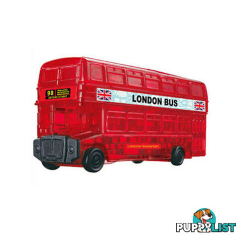 3D London Bus Crystal Puzzle - DLN03 - 4893718901297