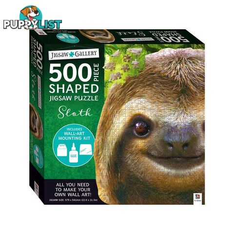 Sloth Shaped 500pc Jigsaw Puzzle - SS500PCJP01 - 9781488901027