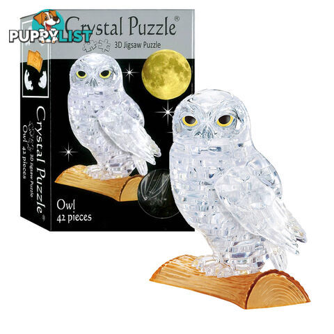 3D Owl Crystal Puzzle - DWL03 - 4893718903475