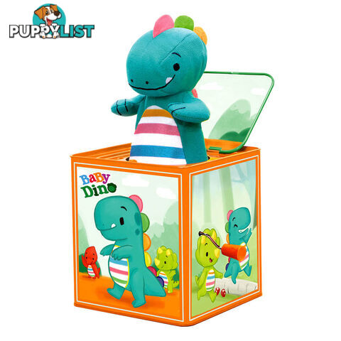 Schylling Baby Dino Jack in the Box - SBDJINTHEBOX01 - 019649236077