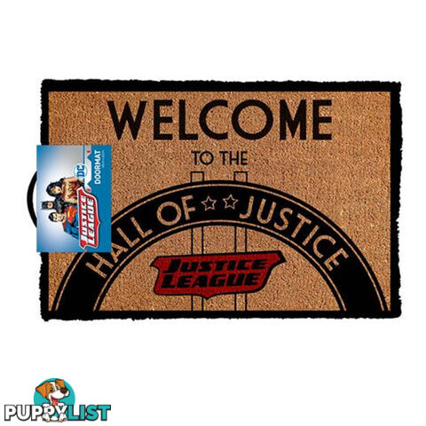 DC Comics Hall of Justice Door Mat - IPDCCHOJDM01 - 9316414116512