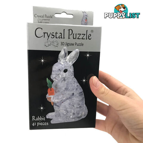 3D Rabbit Crystal Puzzle - 3DRCP01 - 4893718902591