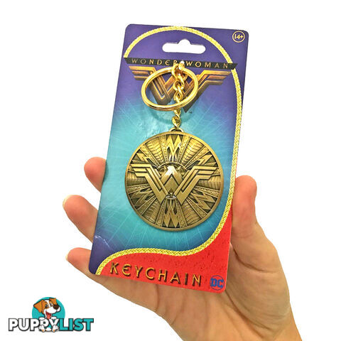 Wonder Woman Movie - Shield Metal Keychain - WND32 - 9342246012548