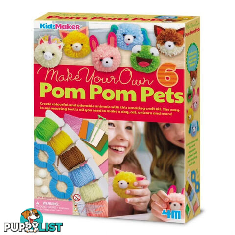 Make your Own Pom Pom Pets - MYOPP0001 - 4893156047601