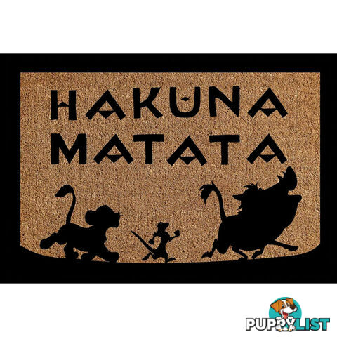 Lion King Classic Hakuna Matata Door Mat - LKCHMDM001 - 9316414125446