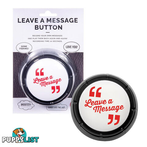 Leave a Message Button - LAMB001 - 9323307082991