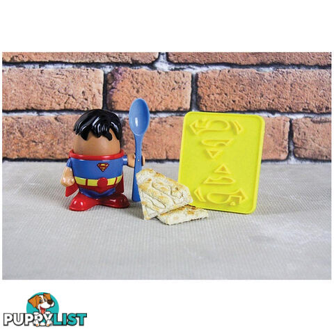 Superman Egg Cup and Toast Stamp - SPR30 - 5055964706128