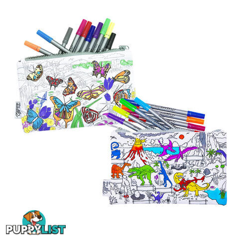 Colour and Learn Pencil Case 2 Pack - ESDCALPC2P