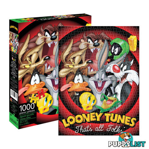 Looney Tunes That's All Folks 1000pc Jigsaw Puzzle - LTTAF1PCJP