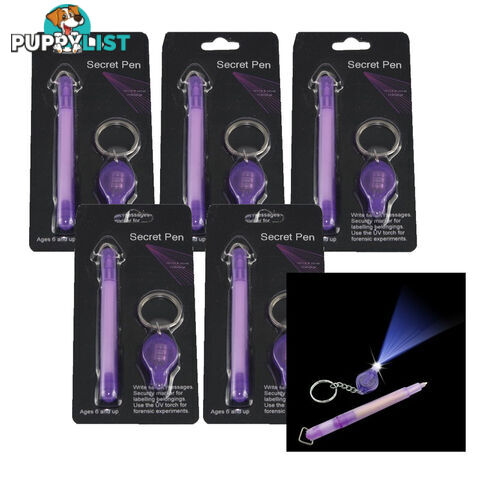 Secret UV Pen with Light 6 Pack - PK-4129