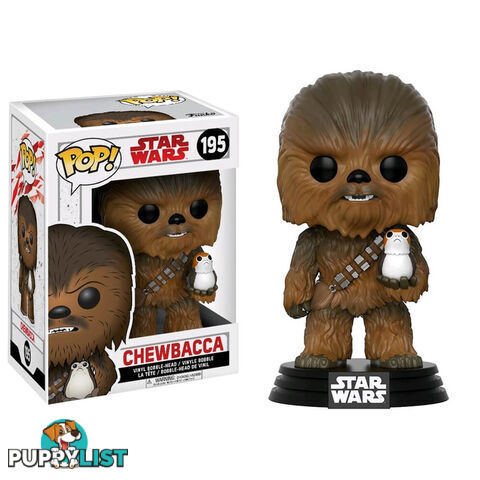 Star Wars Chewbacca with Porg Pop Vinyl Figure - SWCWPPVF01 - 889698147484