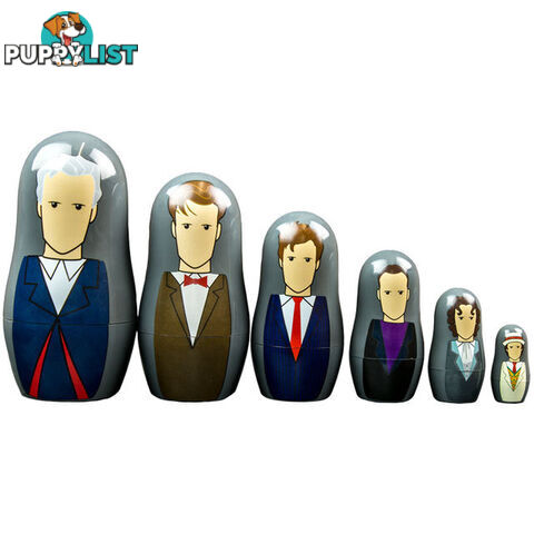 Doctor Who 7th to 12th Doctor Nesting Doll Set - DCT100 - 9342246010247