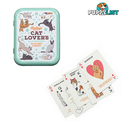 Cat Lovers Playing Cards - RCLPC001 - 5055923747094