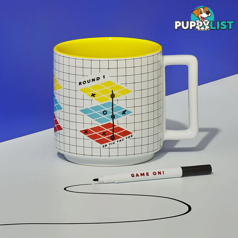 Tic Tac Toe Mug and Pen Set - TTTMAPS01 - 5055923776858