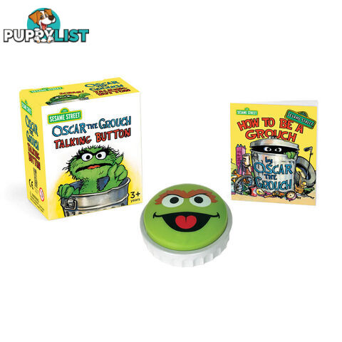 Oscar the Grouch Talking Button - RPOTGTB001 - 9780762462407