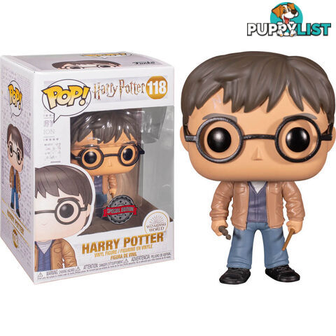 Harry Potter with Two Wands US Exclusive Pop Vinyl Figure - HPWTWUSEPVF01 - 889698473453