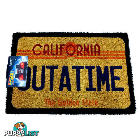 Back to the Future Outatime Door Mat - BTTFOTDM01 - 9316414132710